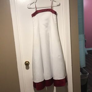 this is a David's bridal kids wedding dress